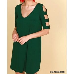 Hunter green dress